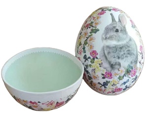 Vintage West Germany 4 Inch Paper Mache <strong>Decorations</strong> Packaging Easter <strong>Eggs</strong> - Product Image 2