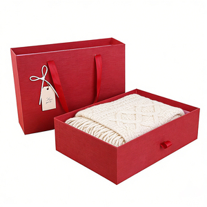 Cajas de Regalo de Papel con Asa, Impresas Personalizadas, con Relieve de Lujo, para Bodas - Product Image 6