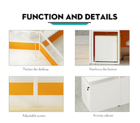 Postes de travail de bureau modernes personnalisés, cloisons modulaires, cabines de bureau pour 2 à 4 personnes, cloisons de bureau, mobilier de bureau moderne