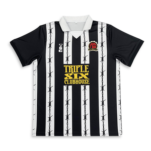 2025 Custom 100% Polyester Mens <b>Mesh</b> Fabric Soccer Jersey Shirts Breathable Short Sleeve Football T Shirt - Product Image 2