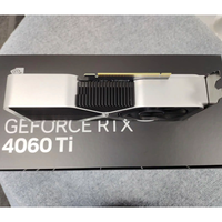 Nouvelle carte graphique de bureau GeForce RTX4060 Ti 8 Go, mémoire GDDR6 128 bits HBM, type de stockage vidéo, refroidisseur à ventilateur