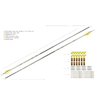 3.2mm carbone aluminium flèches tir à l'arc arc et flèche +/-0.001 rectitude colonne vertébrale multiple compétition de tir professionnel