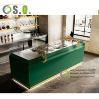 tea shop cash counter: Modern Design Features