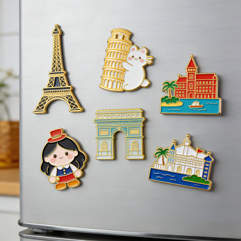 Custom Logo Embossed Metal Soft Enamel