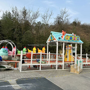 Outdoor Toy Amusement Park Rides Kids Mini Electric Ride on <strong>Train</strong> Adult with Track for Sale