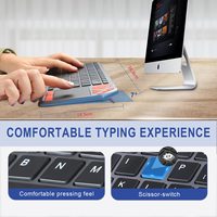 Clavier lumineux sans fil azerty fr clavier rétro-éclairé clavier sans fil avec pavé tactile hongrois
