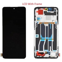 Écran complet avec cadre pour OnPlus 10R CPH2411 AMOLED LCD Tactile Numériseur Pièces de rechange pour réparation de téléphone portable