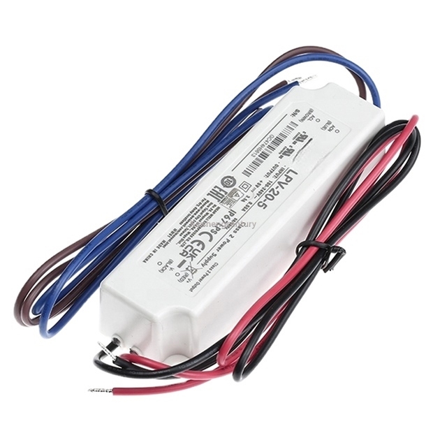 LPV-20-5  IP67 Waterproof Constant Voltage Led Driver 5V 3A 20W  12v 15v 24v  Power Supply