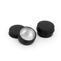 Boîtes en aluminium rondes miniatures de 8 ml, pots métalliques vides pour baume à lèvres, onguent, cosmétiques, emballages quotidiens