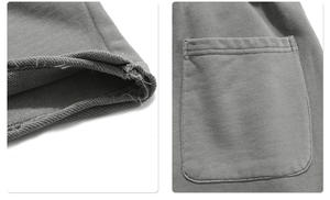 Pantalones Cortos Casuales Vintage para Hombre, Estilo Urbano, con Logotipo Personalizado, 100% Algodón, 350 Gsm, Lavado Ácido - Product Image 6