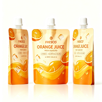 Pochette créative à bec verseur de forme spéciale pour jus liquide et lait, sac à boisson autoportant avec bouchon à vis [Conception 3D et qualité alimentaire]