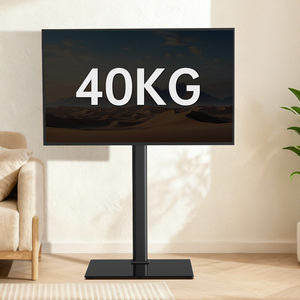 Fabricant de supports de télévision sur pied personnalisés, service ODM OEM, base pivotante réglable en hauteur, acier allié pour téléviseurs de 32 à 65 pouces - Product Image 5