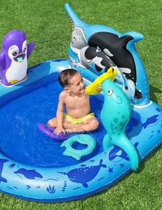 Jouets de piscine gonflables en PVC pour enfants Bestway Summer Garden Water Park Polar Pals Play Center, outils et accessoires de piscine - Product Image 4