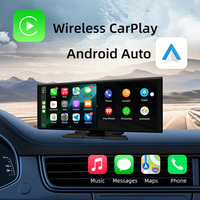 Reproductor Multimedia con Pantalla Táctil GPS de 10.26 Pulgadas, Compatible con CarPlay y Android Auto, Pantalla Dividida, Control por Voz, WiFi Integrado, USB