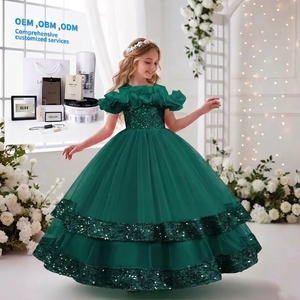 <span class=keywords><strong>Vestito</strong></span> da Principessa per <span class=keywords><strong>Bambina</strong></span> 10 Anni, Abito da Damigella con Gonna a Strati Soffice, Personalizzabile - Product Image 3