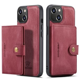 Estuche magnético 2 en <span class=keywords><strong>1</strong></span> para tarjetas de crédito para iPhone 13 /14 Promax/15/15 Pro, para iPhone 11/12 Estuche de cuero desmontable - Product Image 2