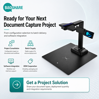 BAOSHARE GP-1800AF Scanner de documents A3 28MP avec OCR, écran LCD 5 pouces, lecture de cartes TF, numérisation autonome pour sortie USB – En stock