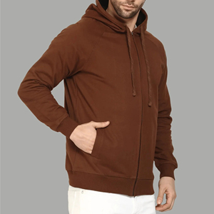 Sudadera con capucha y cremallera completa para hombre de alta calidad – Chaqueta con capucha cálida con forro polar para uso casual en invierno - Product Image 4