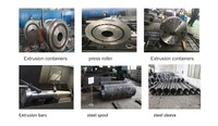 Personnalisation de masse extrudeuse d'aluminium en acier allié de haute qualité Extrusion presse baril tenant le conteneur de tube