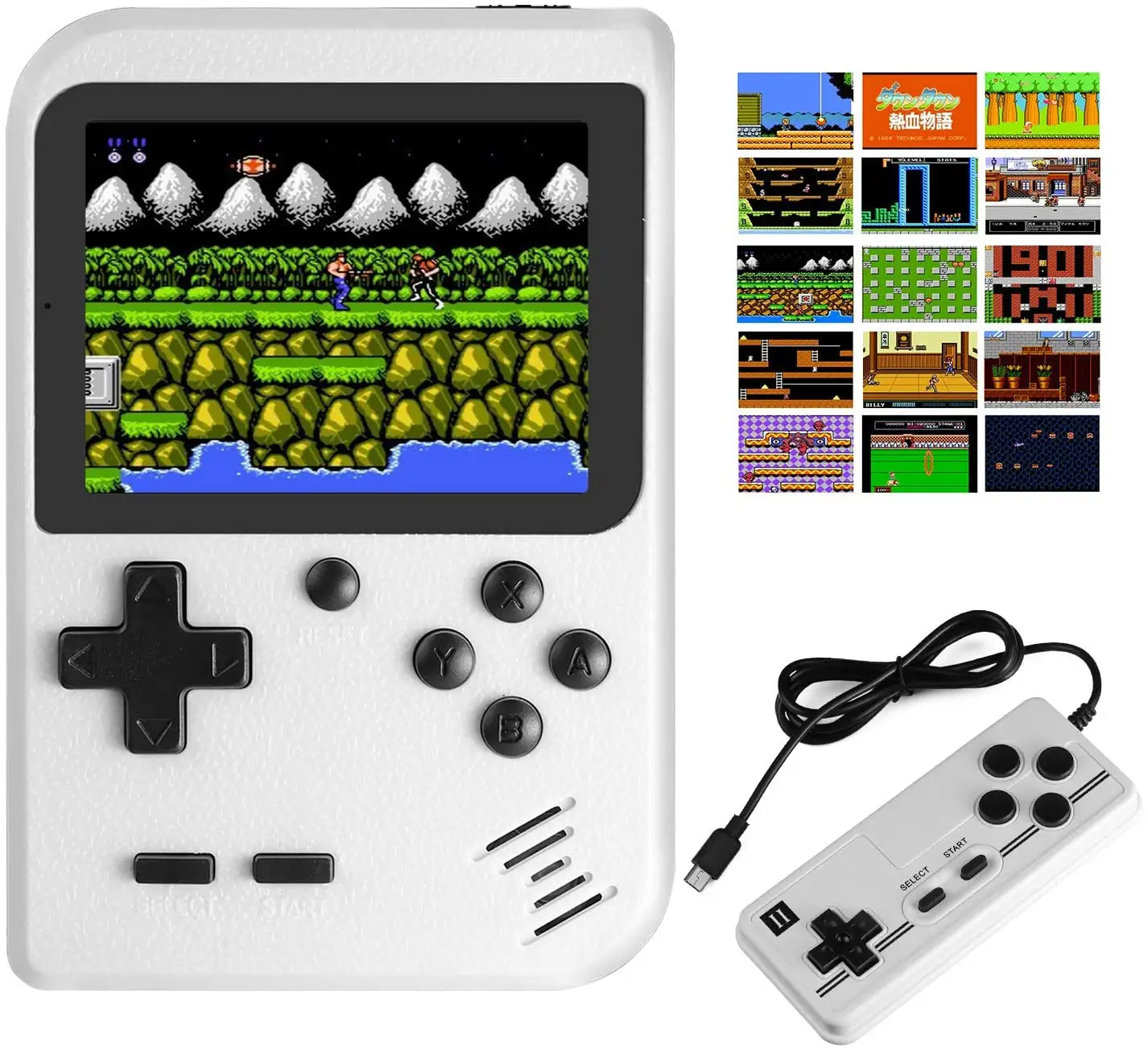 Hot Sale Portable Retro Video Game Console Handheld Game Console Support for Connecting TV and Two Players