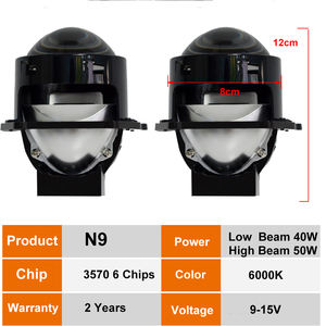 YHKOMS admite personalización 50W Led faros lentes alta calidad 3,0 pulgadas <span class=keywords><strong>Bi</strong></span> Led proyector lente coche faro accesorios de coche - Product Image 6