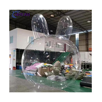 Offre Spéciale PVC gonflable Ride personnalisé chien Husky gonflable Commercial Air Toy Game