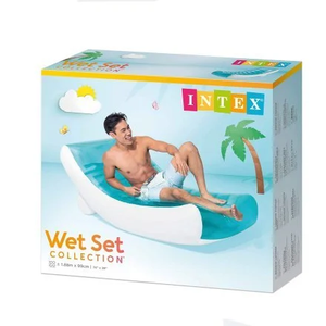 Ban đầu Intex 56874 Rockin 'phòng chờ Inflatable nổi hồ bơi phòng chờ Mat nước giải trí cơ sở - Product Image 5