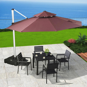 <span class=keywords><strong>Sombrilla</strong></span> de playa especial de verano <span class=keywords><strong>Soporte</strong></span> de base reclinable con luces LED Parasol ajustable inclinable para jardín <span class=keywords><strong>Terraza</strong></span> Camping - Product Image 5