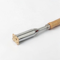Fer à marquer électrique pour cuir, bois, avec contrôle numérique de la température, logo personnalisé, fer à marquer en bois de coco