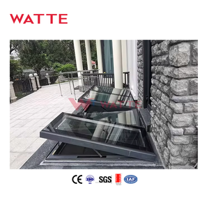 Phong cách hiện đại liên tục Skylight điện mở phẳng kính tầng hầm cửa sổ với không khí trong lành & ánh sáng tự nhiên hệ thống cửa sổ mái - Product Image 1