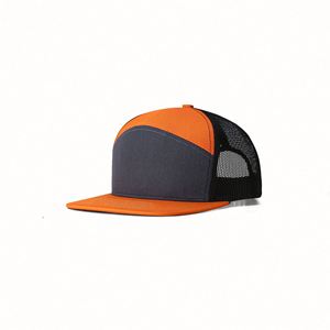 New 7-Panel Trucker Mesh Baseball <b>Hat</b> Waterproof and Breathable Sports Cap with Shade Sportsman's Image Style - Product Image 4