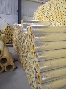 Tube de <span class=keywords><strong>tuyau</strong></span> de fibre de verre de tissu de laine de verre pour l'<span class=keywords><strong>isolation</strong></span> de <span class=keywords><strong>tuyau</strong></span> <span class=keywords><strong>d</strong></span>'<span class=keywords><strong>eau</strong></span> de refroidissement avec le papier <span class=keywords><strong>d</strong></span>'aluminium - Product Image 3