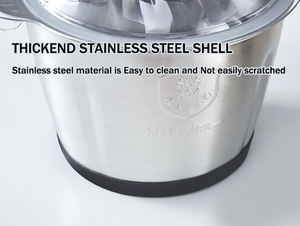 Picadora <span class=keywords><strong>de</strong></span> Carne Eléctrica Italiana Alemana, Mezcladora Automática <span class=keywords><strong>de</strong></span> Acero Inoxidable <span class=keywords><strong>de</strong></span> 5 Litros, Trituradora <span class=keywords><strong>de</strong></span> Alimentos, Rebanadora, en Venta - Product Image 2