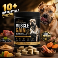 Stimulant Musculaire et Prise de Poids Avancée pour Chiens - Formule Naturelle Riche en Protéines - Pressé à Froid 45 ° C - Pet Performance Soft Chews OEM
