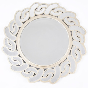 60*60*1,7 cm estilo moderno decorativo forma de <span class=keywords><strong>sol</strong></span> espejos de pared <span class=keywords><strong>espejo</strong></span> de pared redondo de <span class=keywords><strong>plata</strong></span> grande para decoración del hogar - Product Image 2