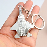 Llavero de Viaje de Metal de Aleación de Zinc 3D con Diseño de Avión, Estilo Vintage, con Logotipo Personalizado, Venta al Por Mayor de Oneway Fashion Cartoon