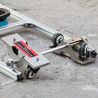 Système de transport et de manutention de dalles grand format Raizi Tilego, chariot d'installation pour ventouse électrique Grabo (ventouse Grabo vendue séparément)