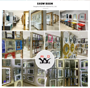 Espejo de baño LED inteligente antiniebla de alta definición sin marco personalizado de fábrica con diodo luminoso para apartamento de Hotel en casa - Product Image 6