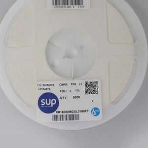 Whole -Sale RR1608 0603L3160FT 0603 1608 Resistors Chip Resistors SMD Resistors 316ohm 1% 1/10W Thick Film Resistor - Product Image 1