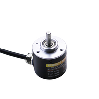 Encodeur rotatif incrémental de 38 mm de diamètre extérieur, arbre creux aveugle de 5/6/8 mm, communication USB, 24 V, 100-1024 PPR et sortie de pilote de ligne