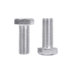 בורג פלדה מגולוון GB30, קצה גדול קצה קטן, גוף קצר, חצי הברגה, פלדת פחמן, דרגה 4.8, תוצרת סין - Product Image 4