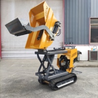 Raupendumper 500kg Mini Selbstladender Hydraulischer 6,5PS CE Euro 5 Baustellen- und Obstgartenmaschine Mini Selbstladender Dumper