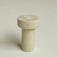 SAIDKOCC personnalisé marbre naturel vêtements chapeau crochet salle de bain porte-serviettes armoire poignées de porte pour la maison magasin de vêtements hôtel