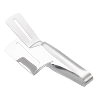 Pinces de cuisson en acier inoxydable de 9 à 12 pouces Pinces à steak polyvalentes Spatule à viande Pain de bifteck BBQ Viandes Ustensiles de poisson