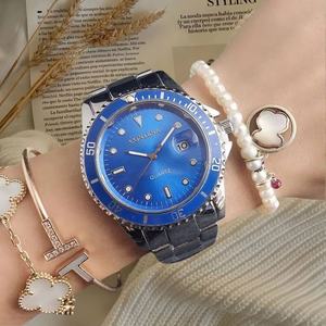 Reloj de Pulsera Deportivo Casual para Hombre 2026, con Correa de Acero Inoxidable de Dos Tonos, Esfera Azul y Función de Fecha - Product Image 3
