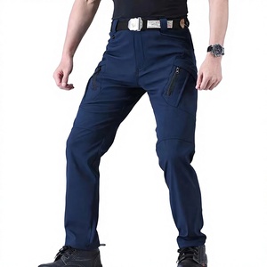 Pantalon cargo tactique formel d'hiver en velours côtelé tissé coton-polyester respirant pour homme, idéal pour la randonnée par temps froid et chaud - Product Image 1