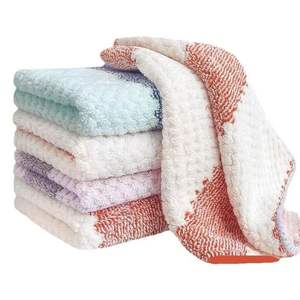 Paños de Limpieza, Toallas de Cocina Rectangulares con Patrón de Rejilla, Color Aleatorio, Absorbentes, Resistentes al Aceite, para Uso Doméstico - Product Image 2