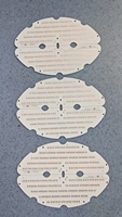 Özel Şekilli LED Alüminyum MCPCB Çift Başlı Petal PCB Kartı 1.2mm Kalınlık 35UM Bakır, Yüksek Güçlü LED Işık için