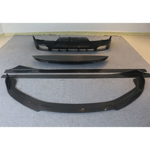 2014-2016 Panamera 970.2 Facelift Body Kit Serat Karbon Basah Depan Belakang Lip Side Skirt Spoiler Upgrade Set Bumper - Product Image 3