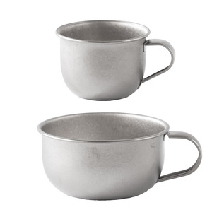 Tasse pour bébé en titane pur, 1-2 ans, corps droit, bouche ouverte, portable, pour la maison, la cuisine, le café - Product Image 1